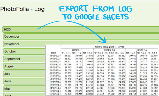 Plants growing under different lighting conditions